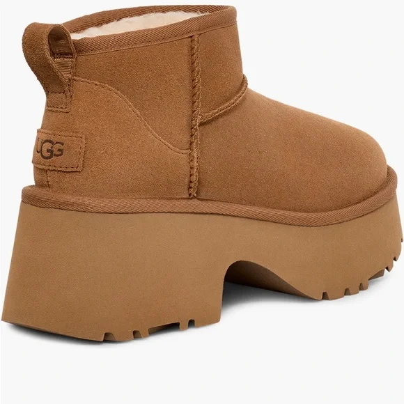 UGG Classic Ultra Mini New Heights Platform Boots - Picture 2 of 12